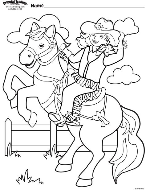 cowgirl coloring pages|Cowgirl coloring page 